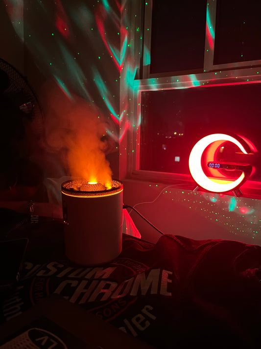 Volcanic Flame Humidifier